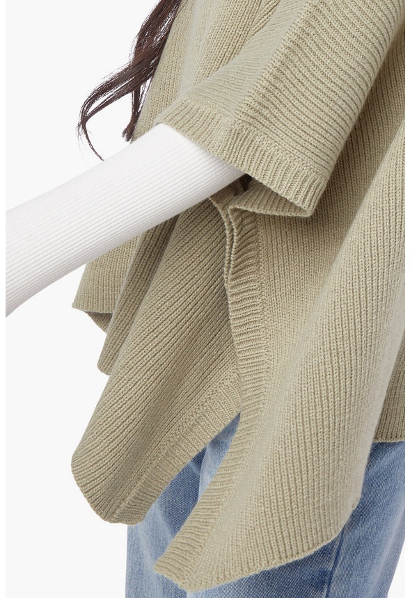 Rib Knit Ruana - Image 3