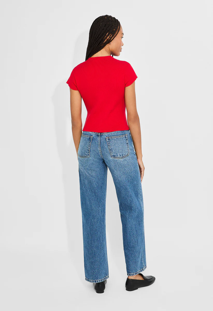 Ribbed Cardigan Top - Image 4
