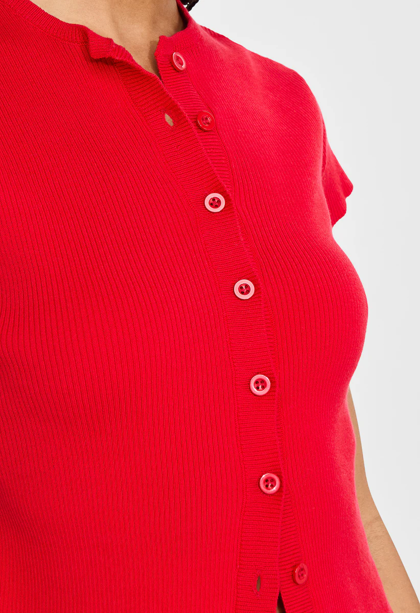 Ribbed Cardigan Top - Image 5