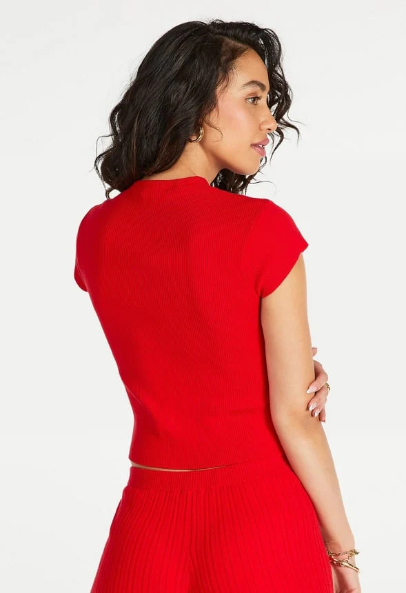 Ribbed Cardigan Top - Image 7