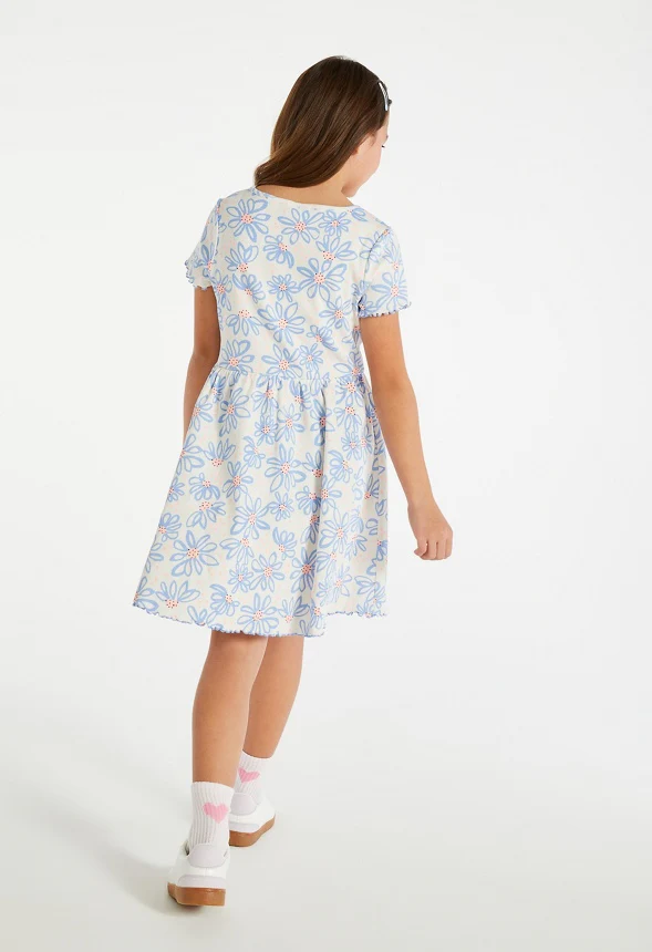 Ribbed Fit & Flare Dress - Image 5