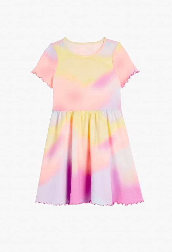 Ribbed Fit & Flare Dress - Image 3