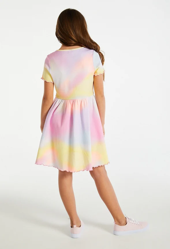 Ribbed Fit & Flare Dress - Image 5
