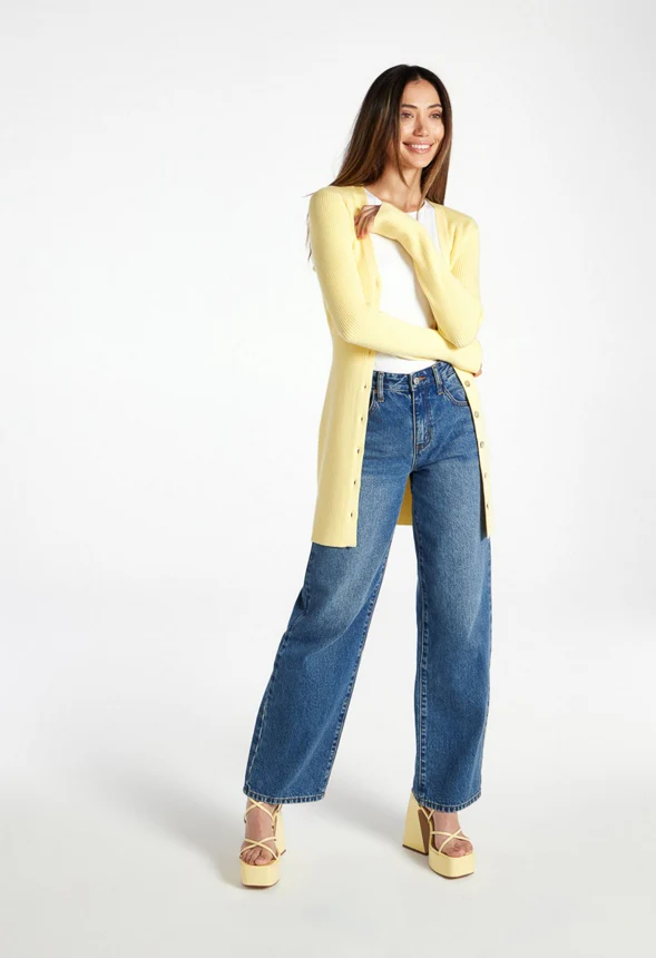 Ribbed Sweater Cardigan - Image 5