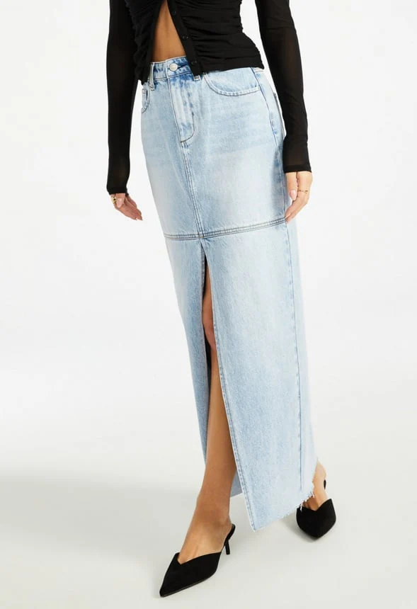 Ricki Maxi Denim Skirt - Image 3