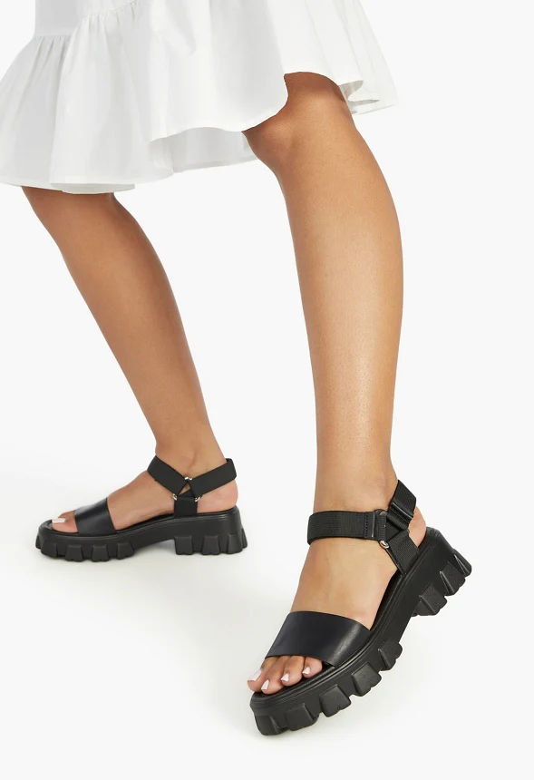 Riley Lug Sole Sandal - Image 5
