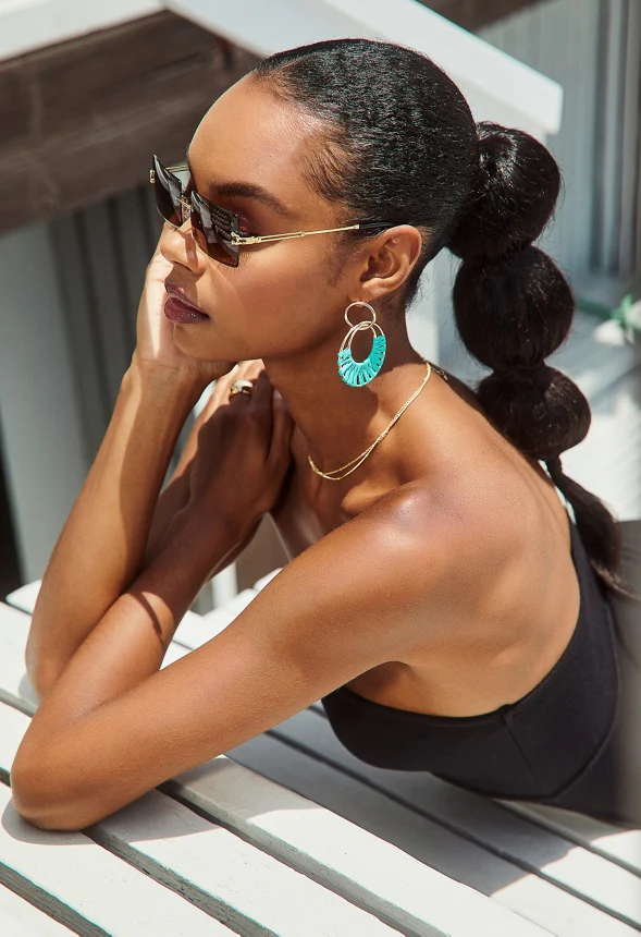 Rimless Tapered Edge Sunglasses - Image 5