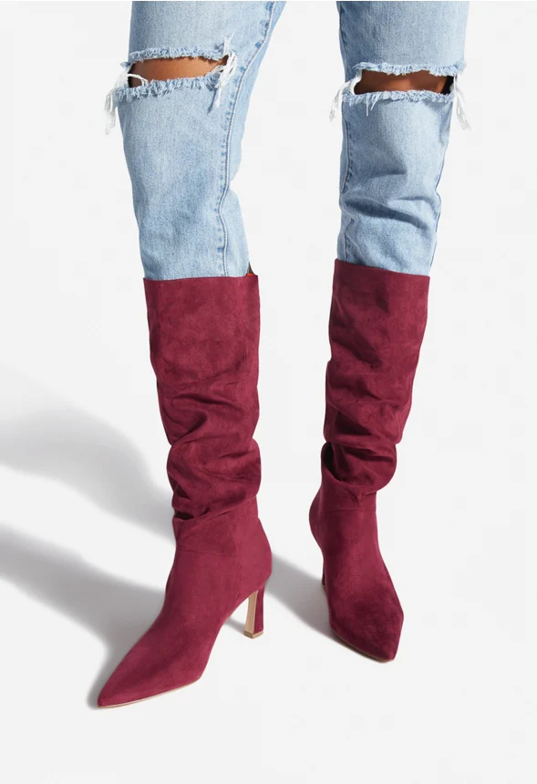 Robin Ruched Pointed-Toe Boot - Image 2