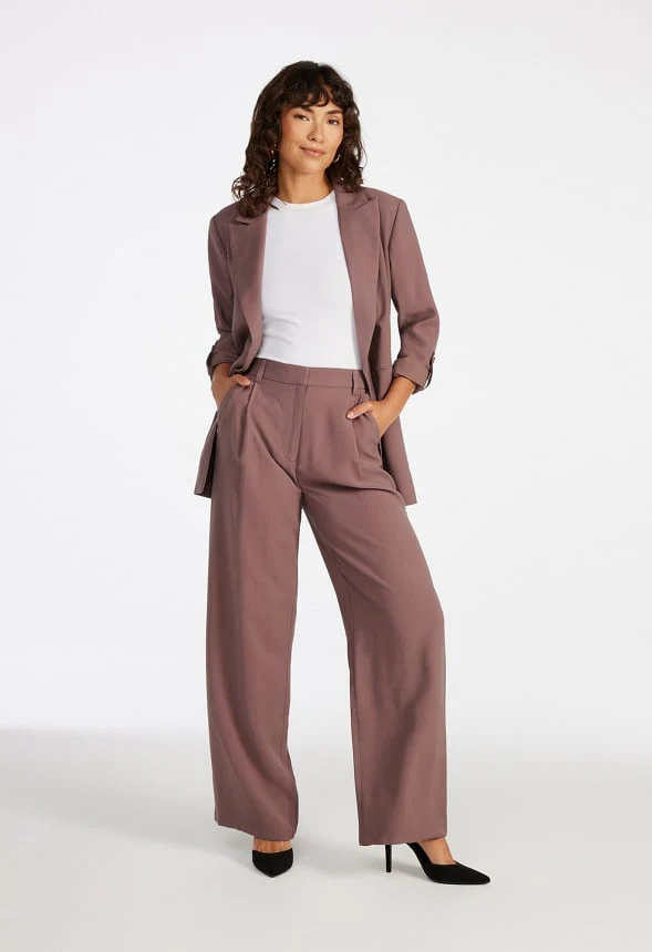 Tailored Rolled Sleeve Blazer - Image 2