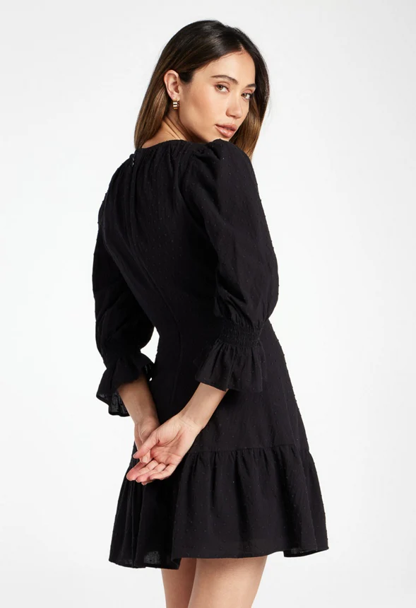 Romantic Sleeve Mini Dress - Image 2