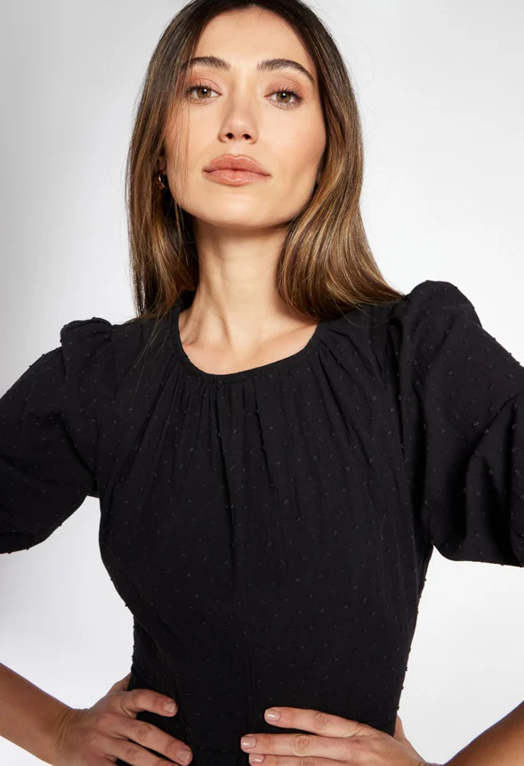 Romantic Sleeve Mini Dress - Image 3