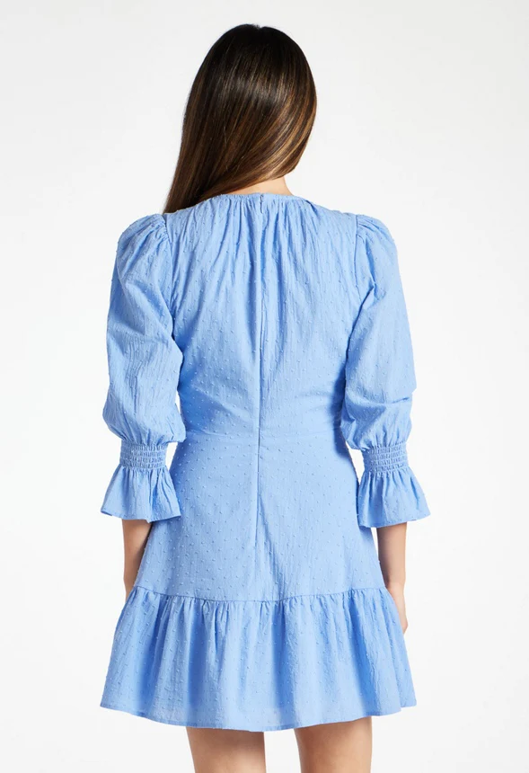Romantic Sleeve Mini Dress - Image 2