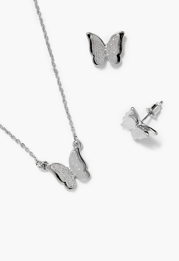 Rosa 3D Butterfly Jewelry Set - Image 2