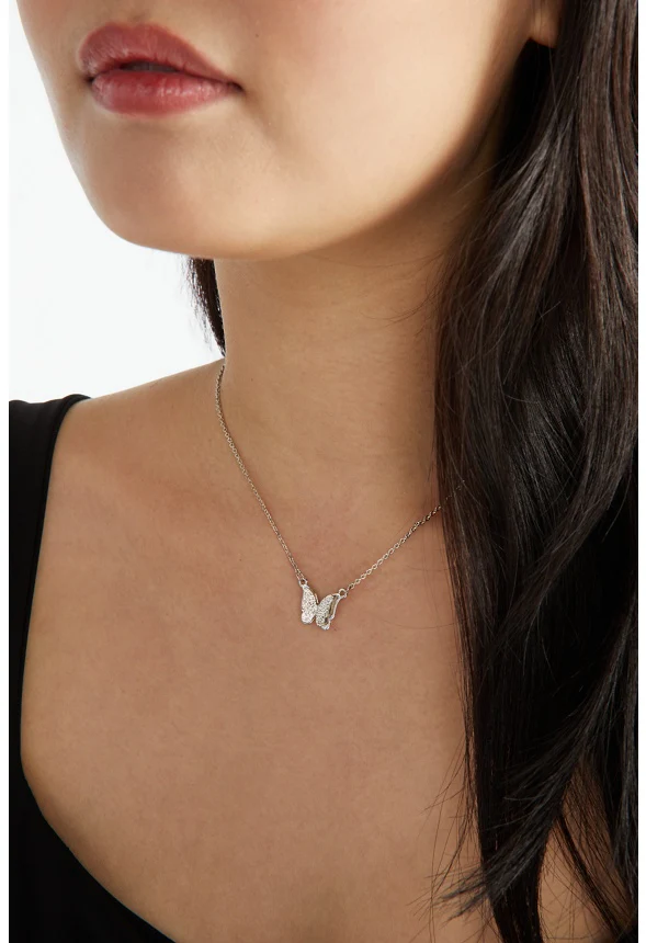 Rosa 3D Butterfly Jewelry Set - Image 4