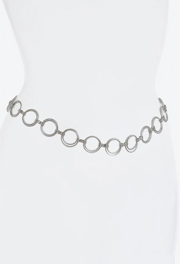 Rosa Double Linked Rings Chain Belt - Image 3