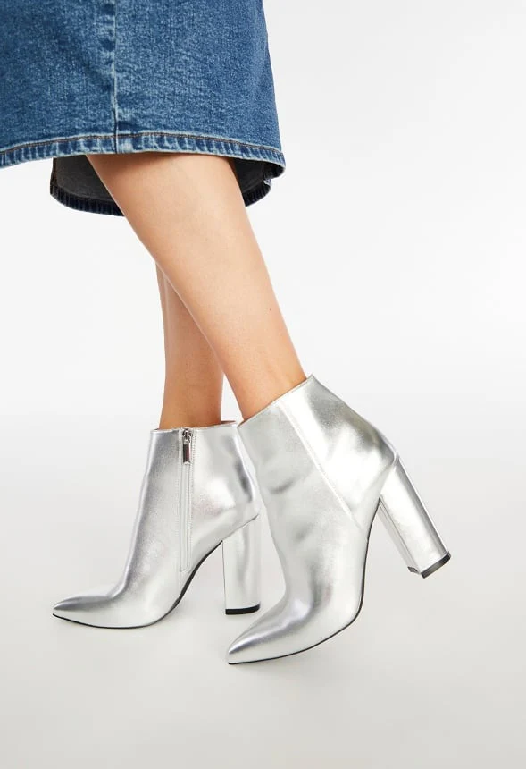Rosamund Block Heeled Bootie - Image 6