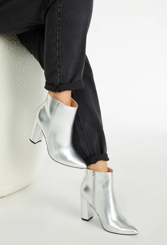 Rosamund Block Heeled Bootie - Image 7