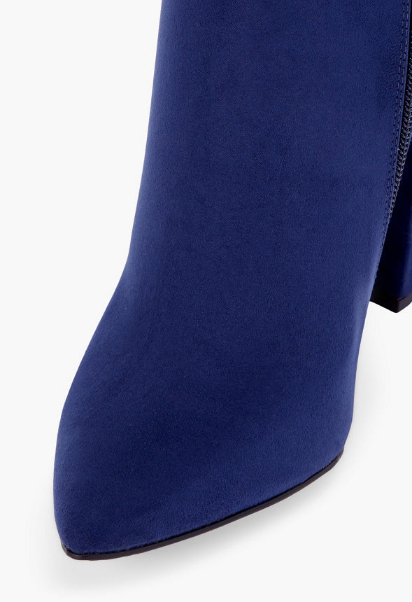 Rosamund Block Heeled Bootie - Image 4