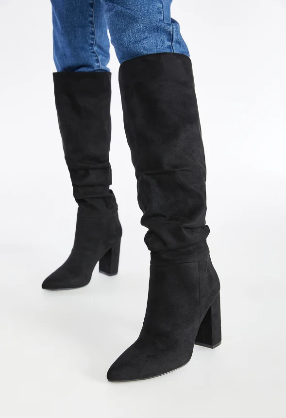 Rosamund Slouch Heeled Boot - Image 2