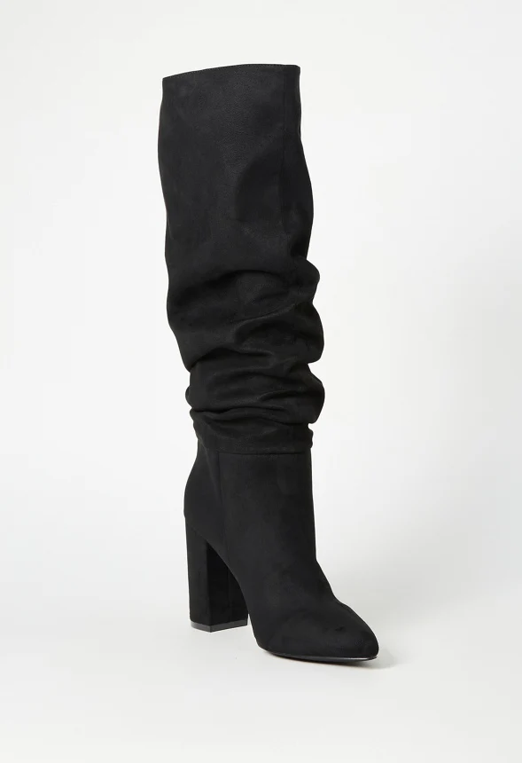 Rosamund Slouch Heeled Boot - Image 3