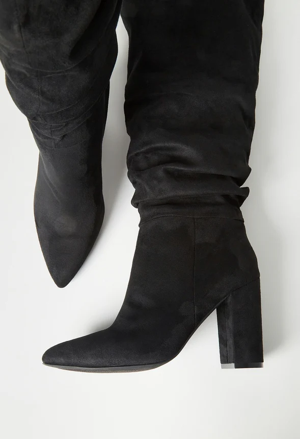 Rosamund Slouch Heeled Boot - Image 6