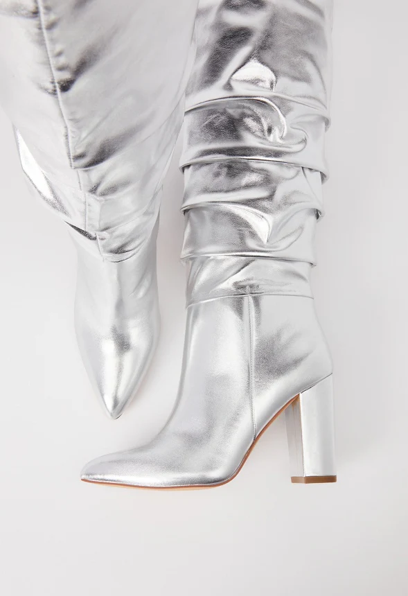Rosamund Slouch Heeled Boot - Image 12
