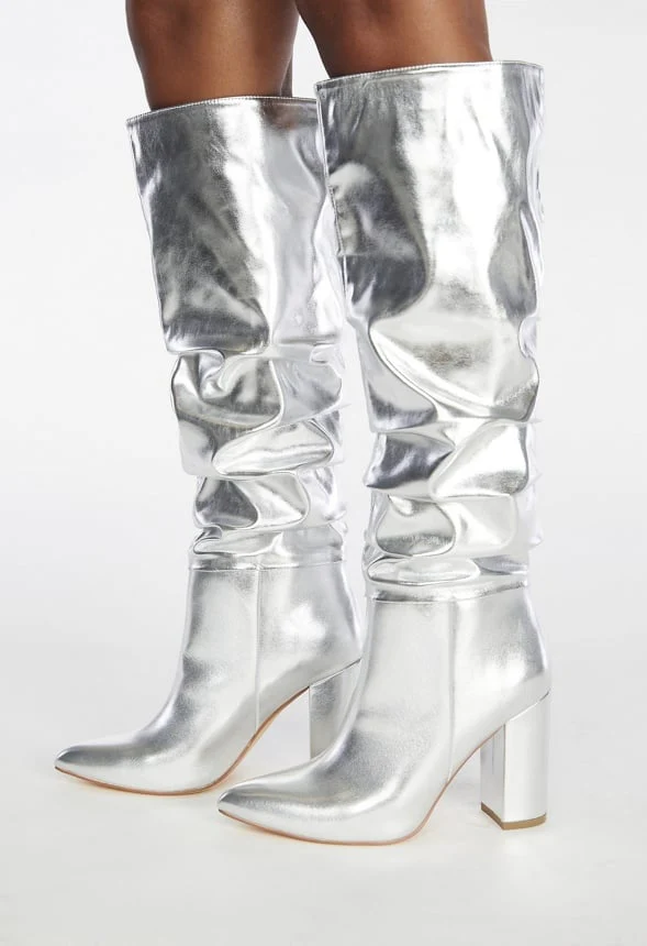 Rosamund Slouch Heeled Boot - Image 2