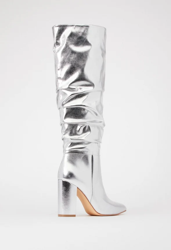 Rosamund Slouch Heeled Boot - Image 3
