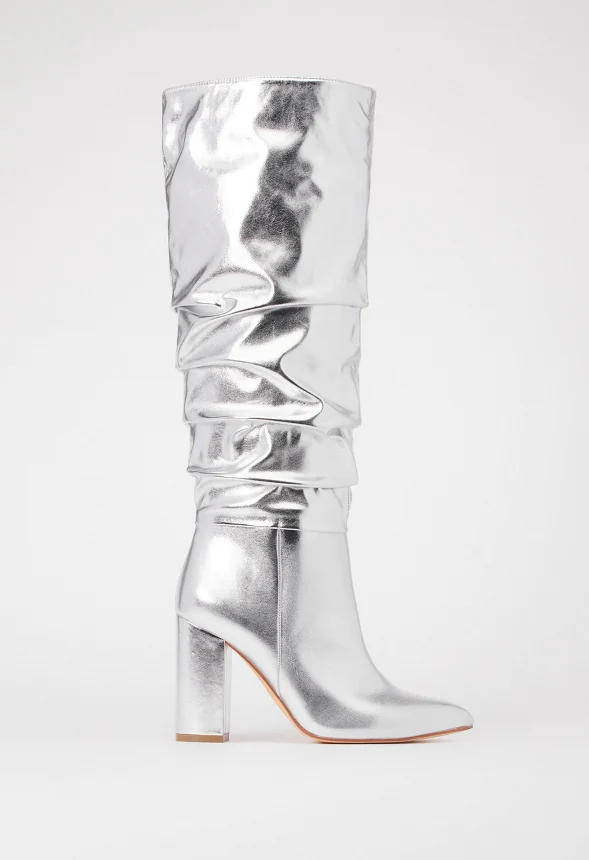 Rosamund Slouch Heeled Boot - Image 4
