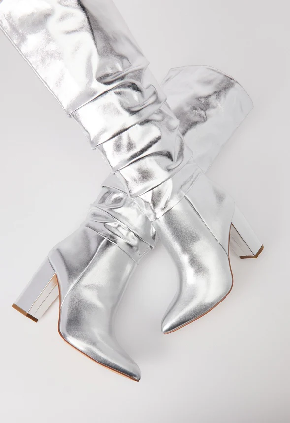 Rosamund Slouch Heeled Boot - Image 5