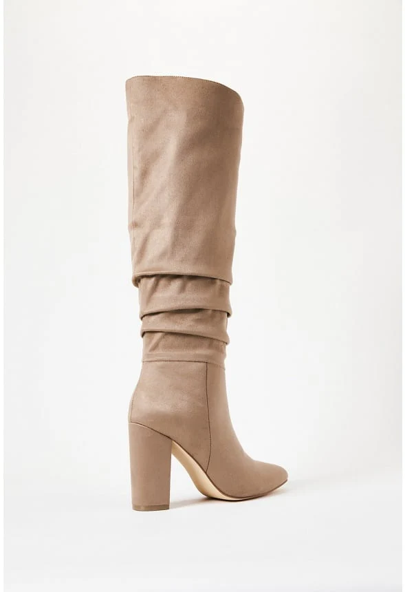 Rosamund Slouch Heeled Boot - Image 4