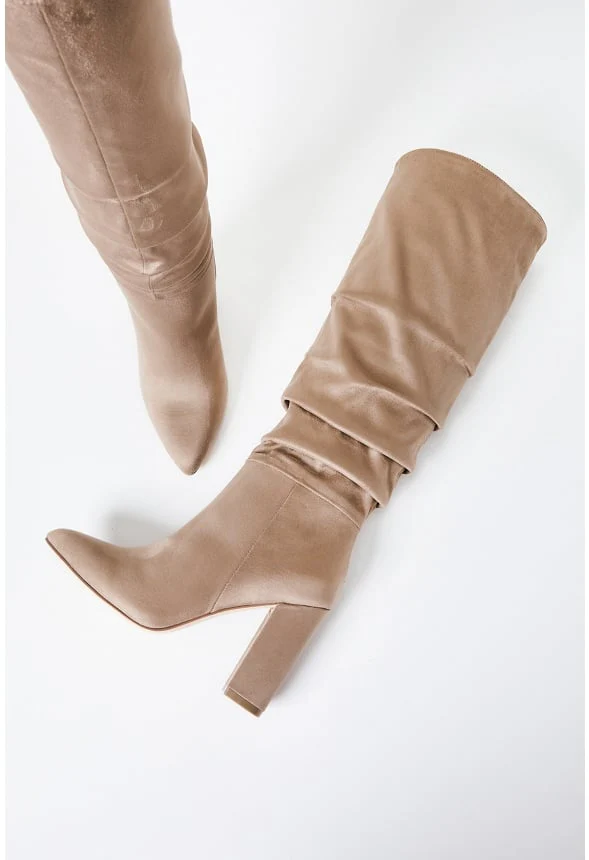 Rosamund Slouch Heeled Boot - Image 5