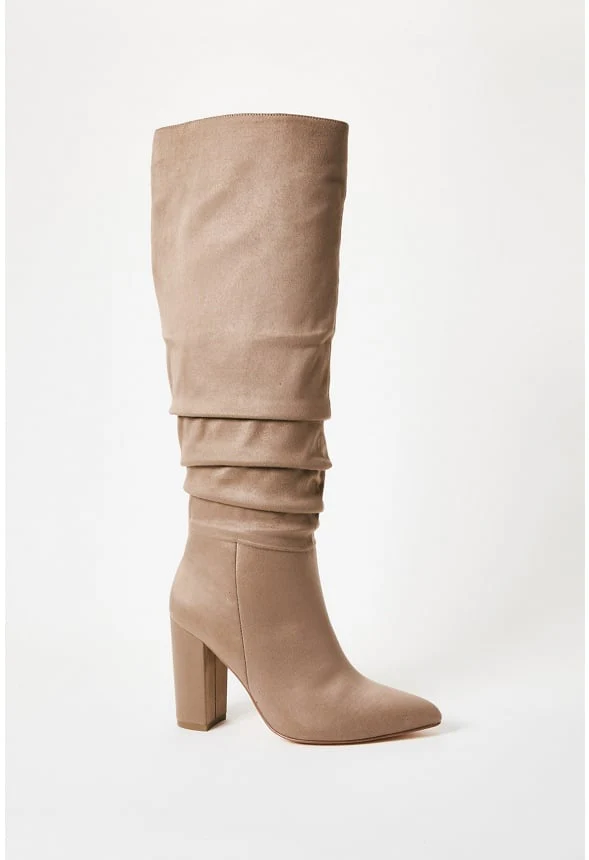 Rosamund Slouch Heeled Boot - Image 6