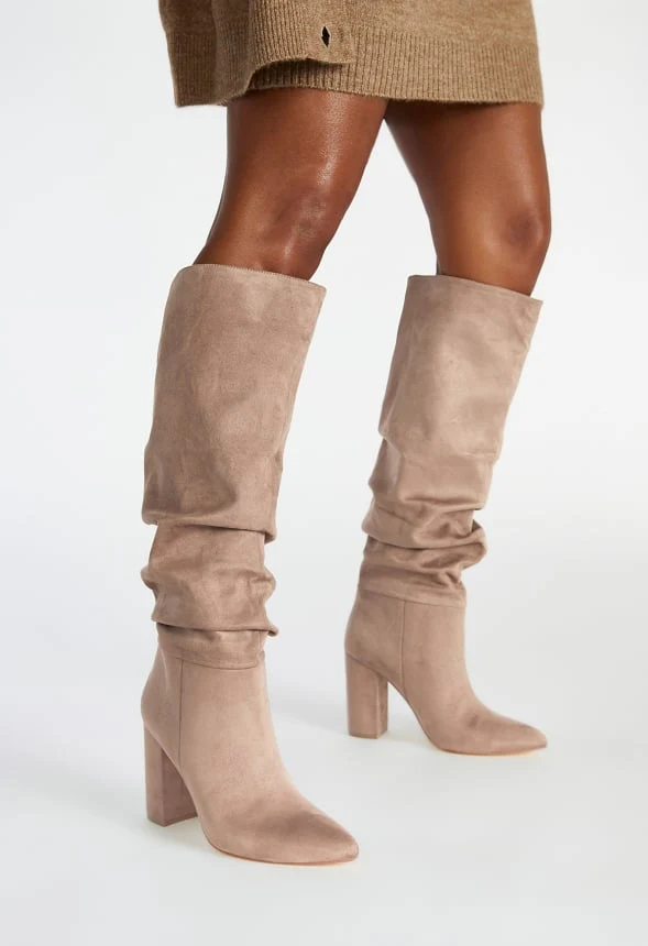 Rosamund Slouch Heeled Boot - Image 7