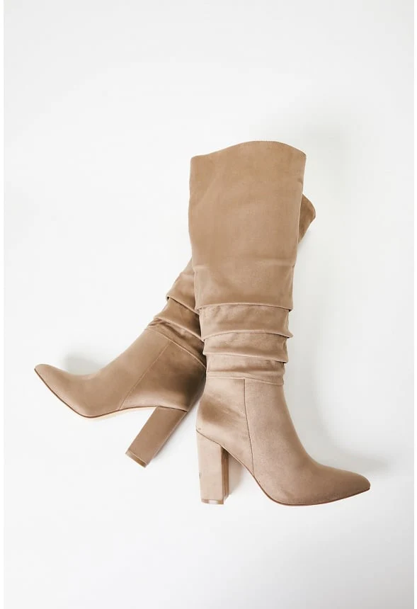 Rosamund Slouch Heeled Boot - Image 8