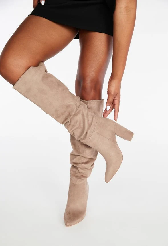 Rosamund Slouch Heeled Boot - Image 9