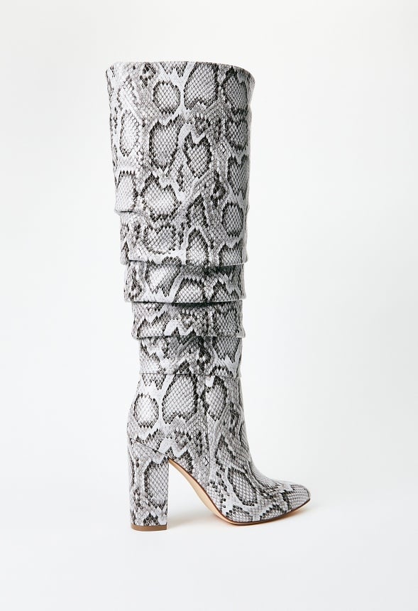 Rosamund Slouch Heeled Boot - Image 4