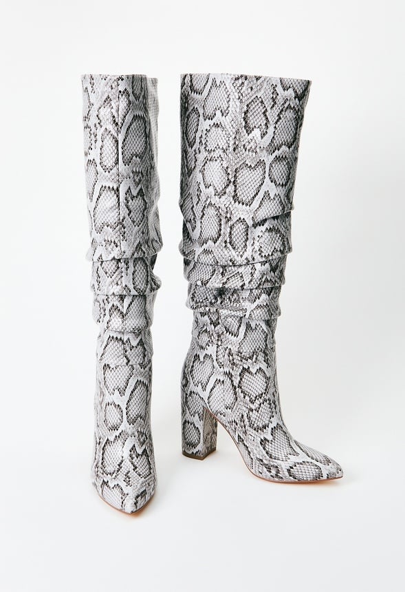 Rosamund Slouch Heeled Boot - Image 5