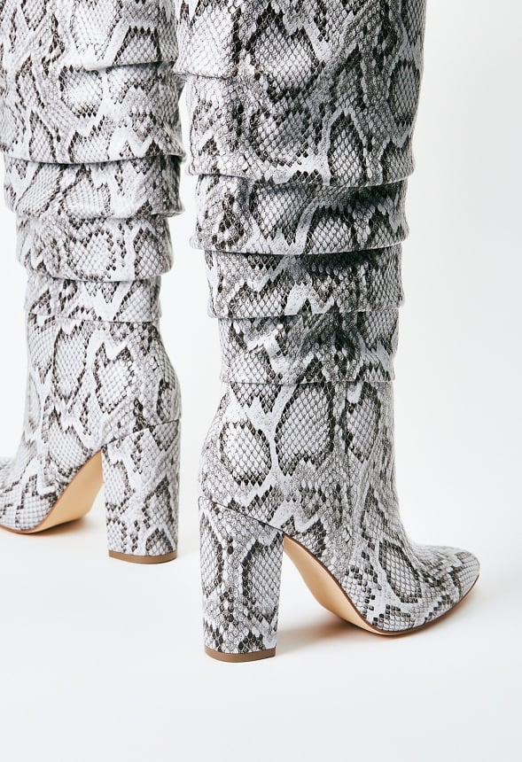 Rosamund Slouch Heeled Boot - Image 7