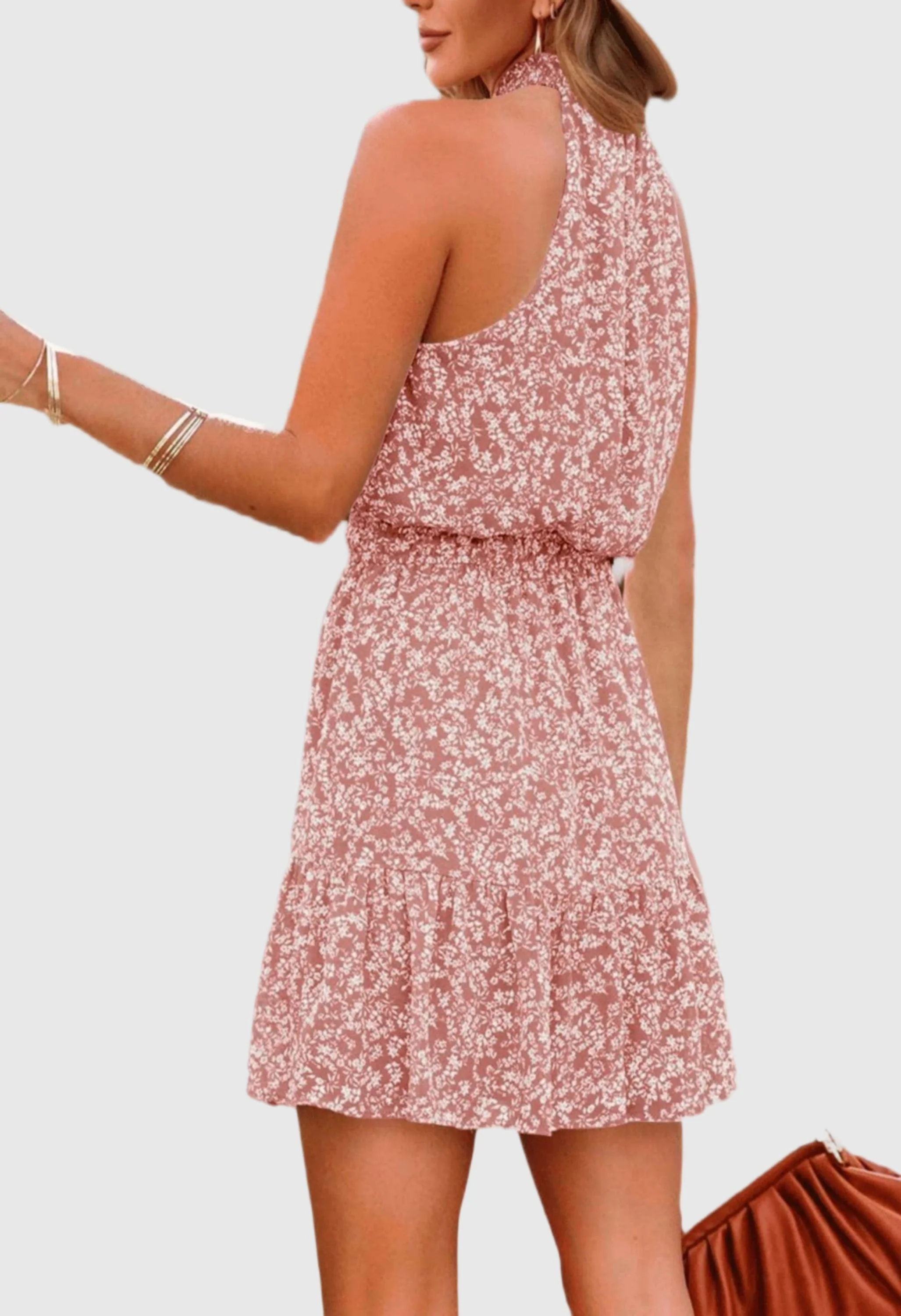Women Summer Flowy Ruffle Dress - Image 3