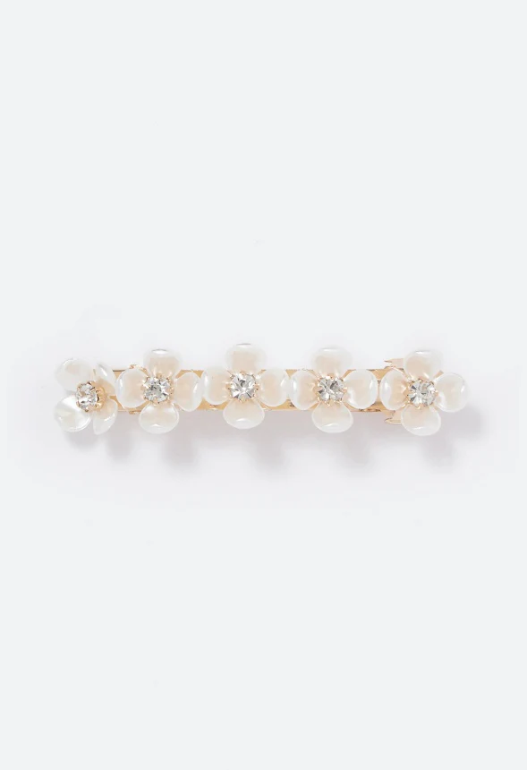 Ruby Flower Hair Clip - Image 3