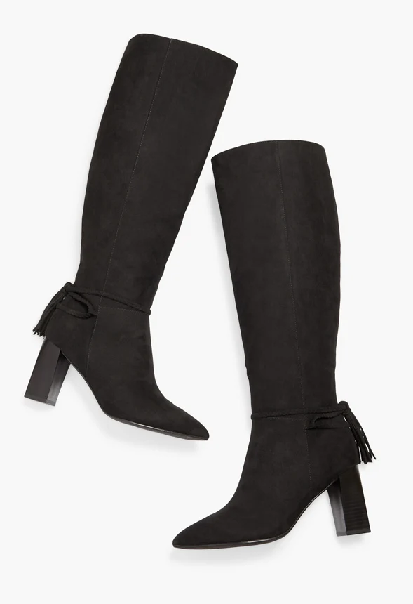 Ruby Tassel Heeled Tall Boot - Image 6