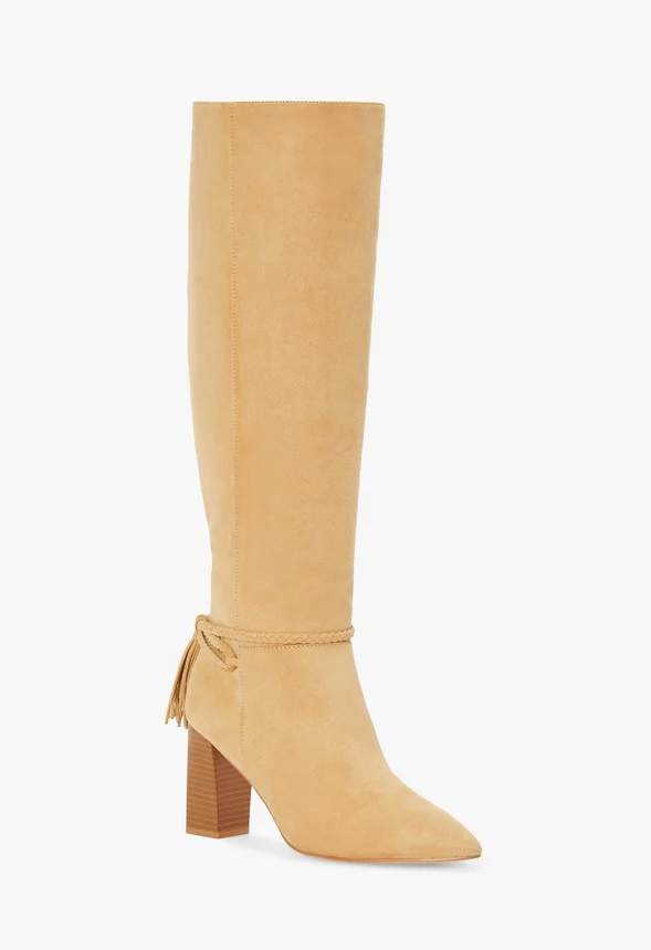 Ruby Tassel Heeled Tall Boot - Image 2