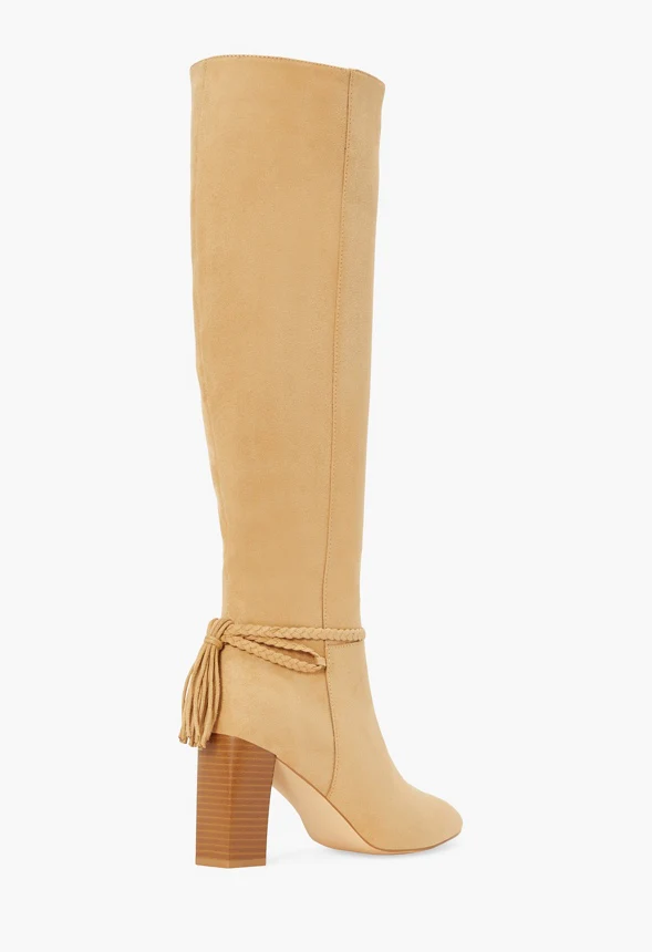 Ruby Tassel Heeled Tall Boot - Image 3