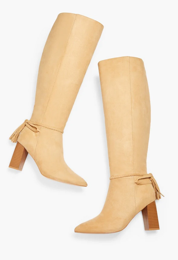 Ruby Tassel Heeled Tall Boot - Image 6