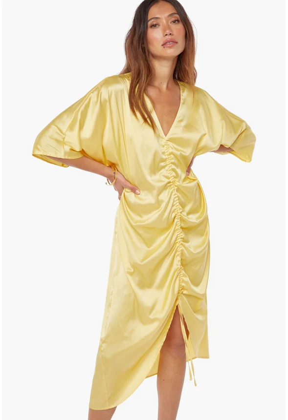 Ruched Kaftan Dress - Image 2