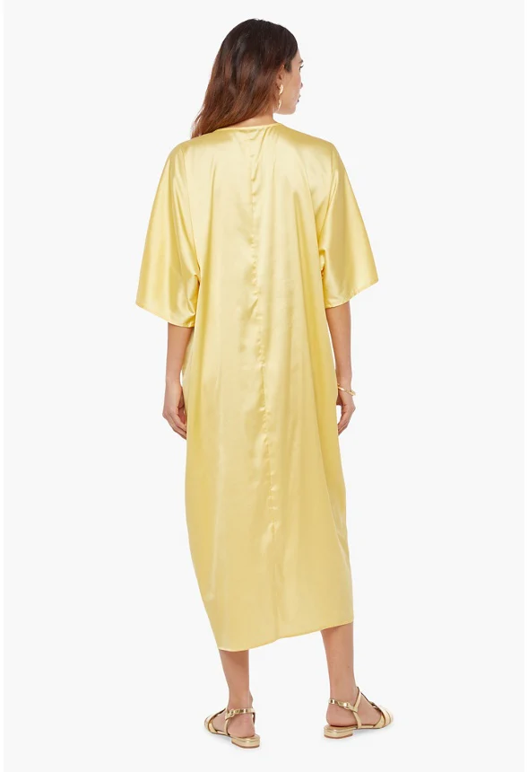 Ruched Kaftan Dress - Image 3