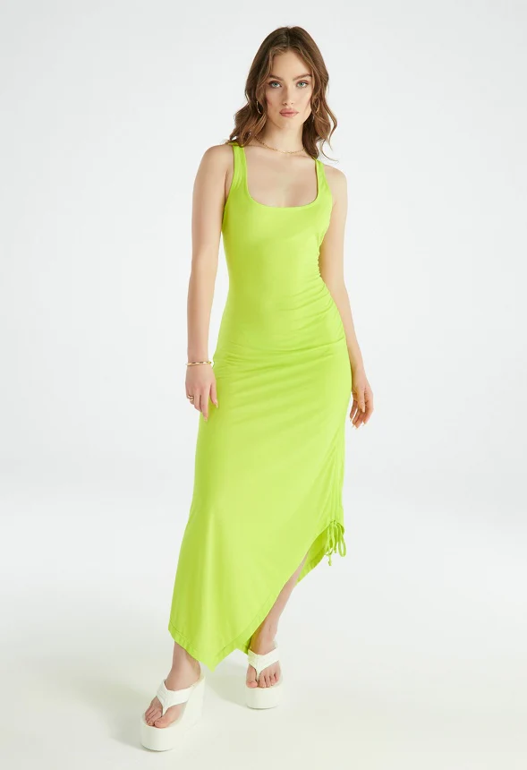Ruched Maxi Tank Dress - Image 4