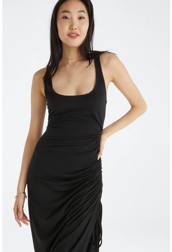 Ruched Maxi Tank Dress - Image 4