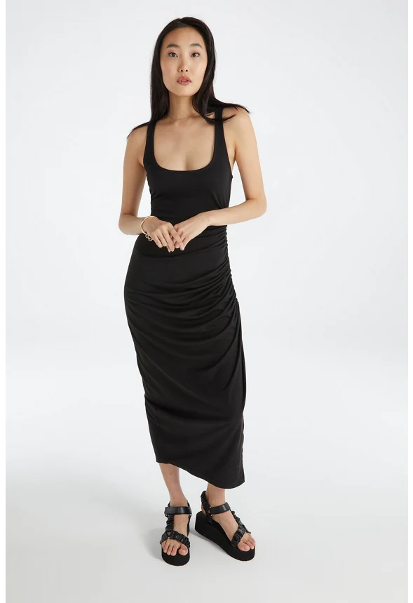 Ruched Maxi Tank Dress - Image 5